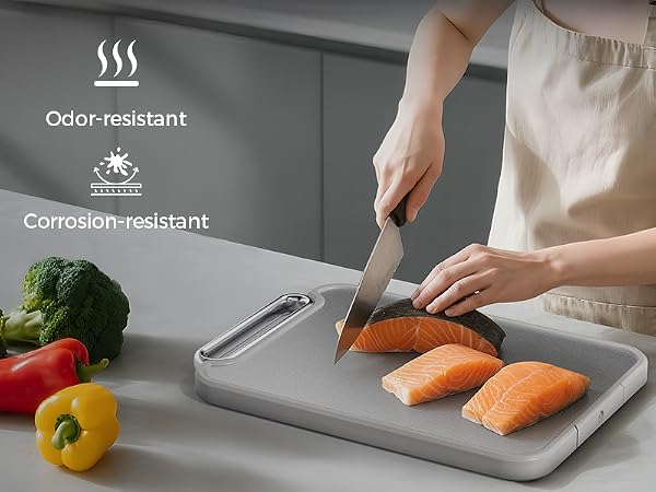 Stainless Steel Cutting Board Double Sided