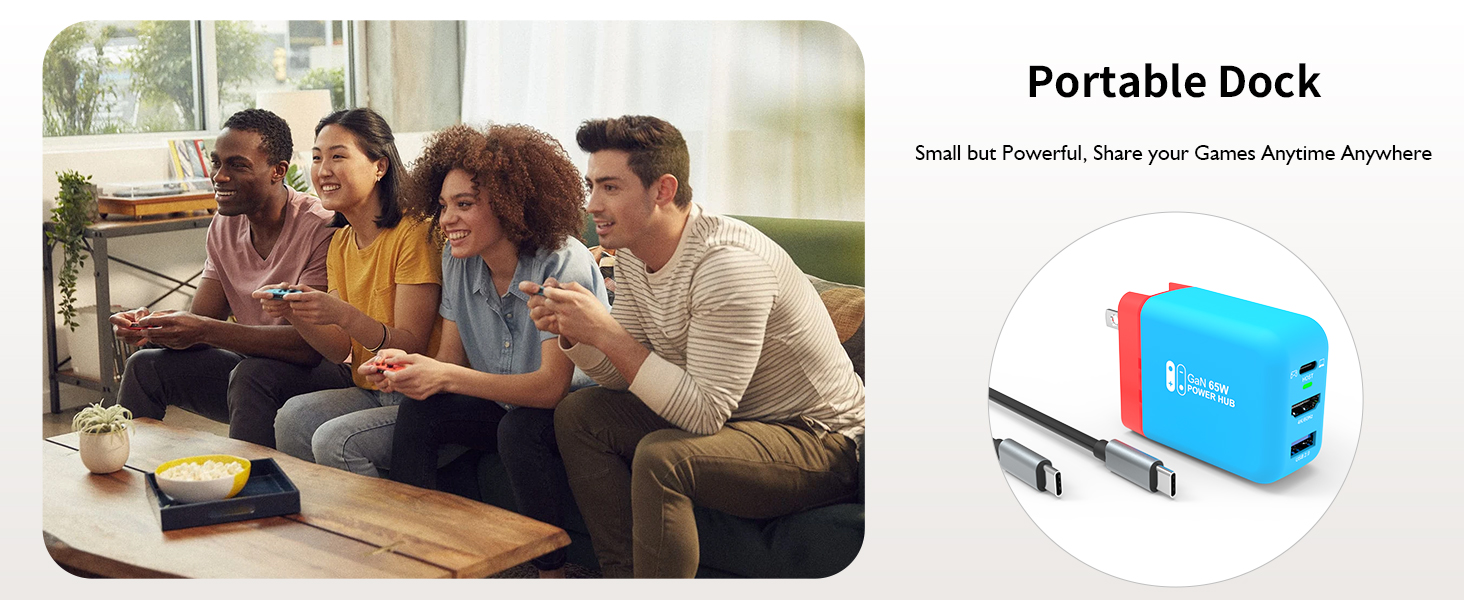 Portable Switch Dock Charger