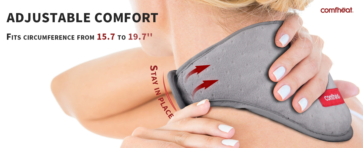093 neck heat vibration massage pad for neck pain relief