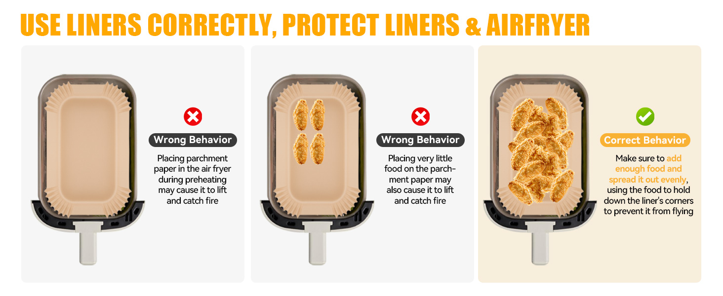 bella air fryer liners