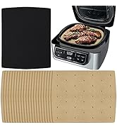 WMKGG Unbleached Air Fryer Parchment Paper, 100 PCS Perforated Disposable Air Fryer Liners for Ni...