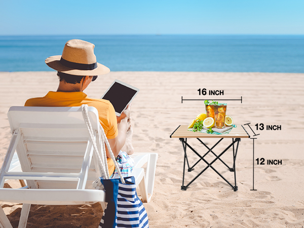 beach table