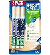 Grout Pen Cream Tile Paint Marker: Waterproof Grout Paint, Tile Grout Colorant and Sealer Pen - C...