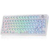 EPOMAKER HE75 V2 Hall Effect Gaming Keyboard, 8K Polling & 0.1ms, 8000mAh & 2.4Ghz/BT, Hot Swap K...