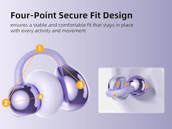 Ensures a stable and comfortable fit that staysin place with every activity and movement