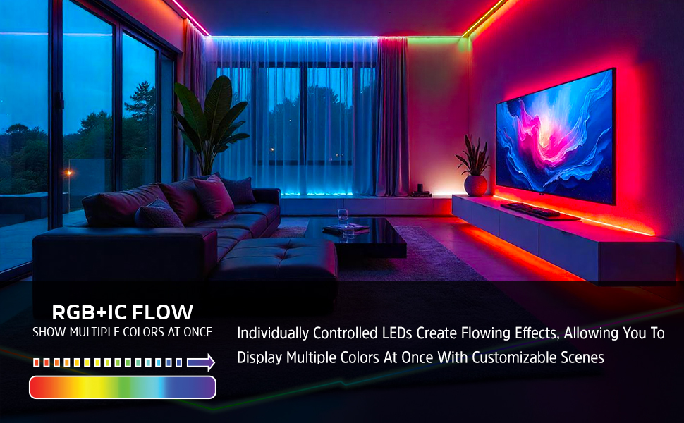 Energizer Smart Indoor 25 Foot RGB+IC LED Light Strip