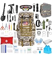 Skywod,Survival Gear Professional Kit and Large Camping Backpack,First Aid Kit for Adventure Outd...
