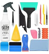 NEWISHTOOL Window Film Application Kit Car Tint Installation Tools with Spray Bottle PPF Squeegee...
