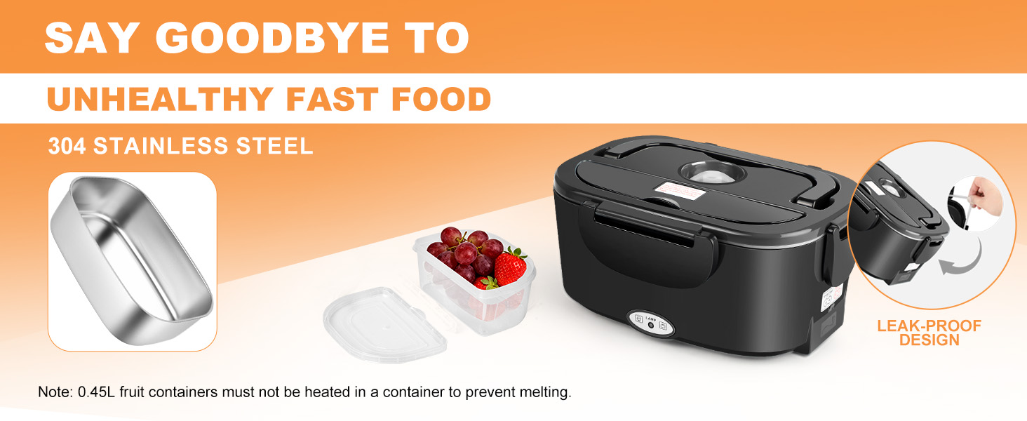 plug in lunch box to heat lunch