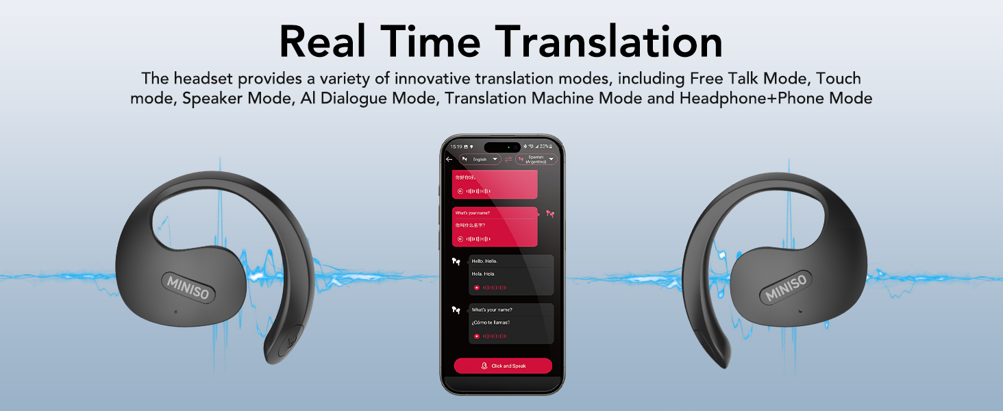 translator earbuds real time translating earbuds translation headphones language translator device