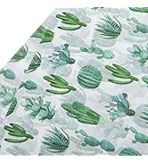 WRAPAHOLIC Gift Wrapping Tissue Paper - 25 Sheets 19.7x27.5 Inch Watercolor Cactus Print Gift Wra...