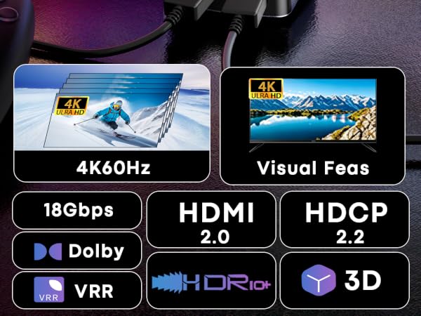 hdmi switch 1 in 2 out