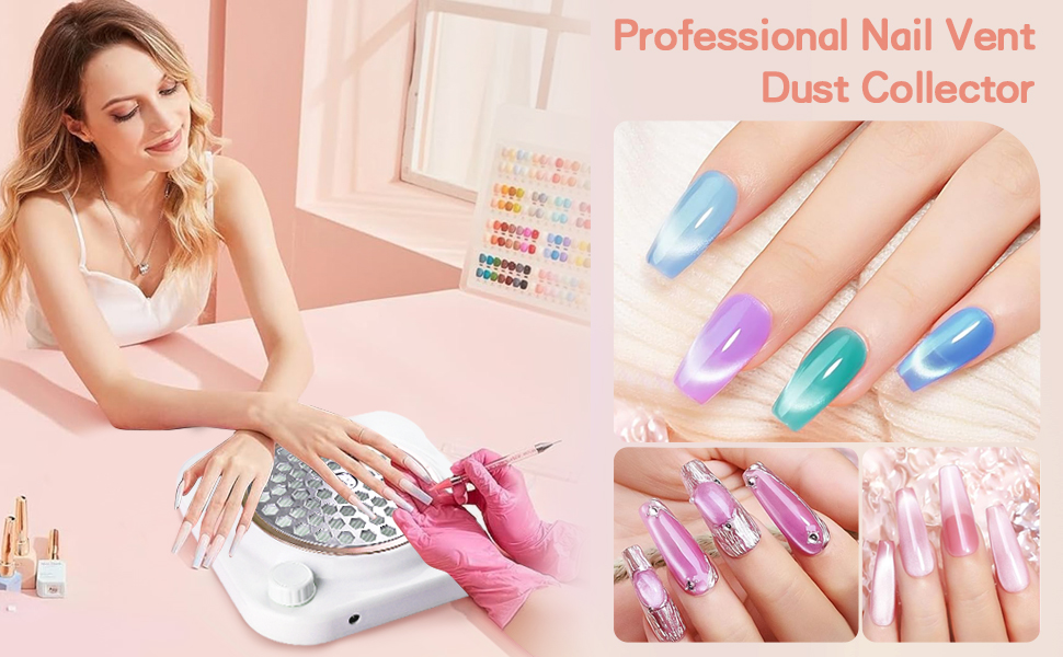 dust collector nail tech dust extractor high power suction for nails nail dust collector kit