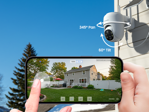 security cameras wireless outdoor pan and tilt camera