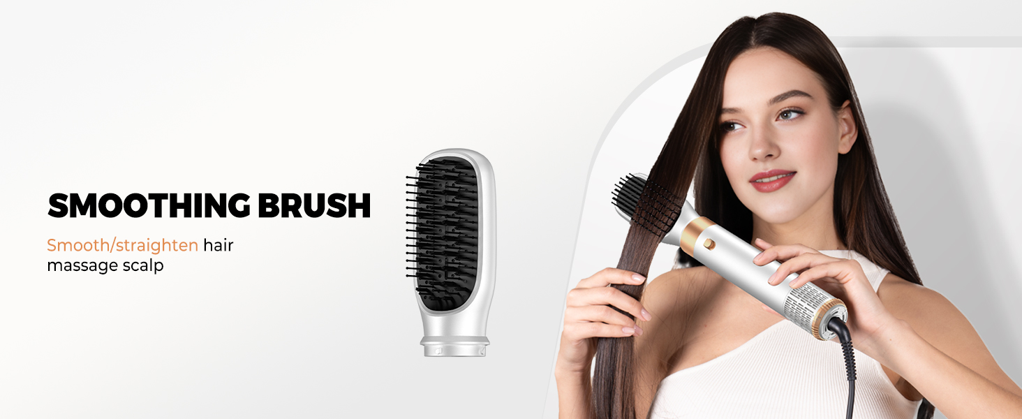 hair straightener brush