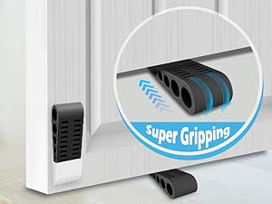 Wedge Door Stops with Holders