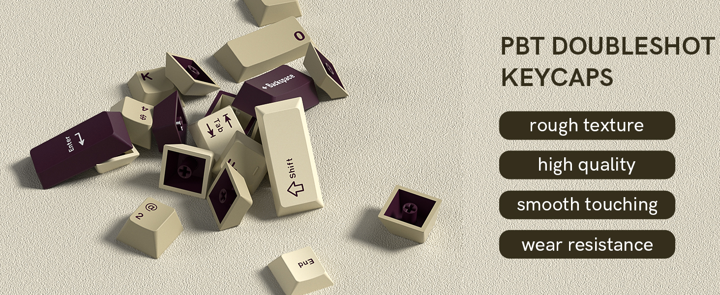 womier double shot keycaps