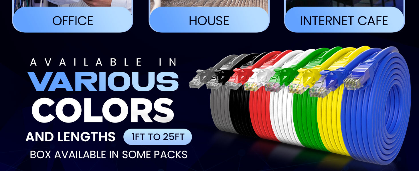 ethernet cable 10ft cat6 rj45 cable cat 6 outdoor ethernet cable short cat6 patch cables