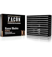 Facón Professional Hair Styling Razor Replacement Blades, Faether Razor Blades for Thinning Textu...