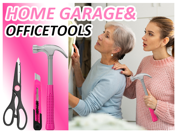 Stylish pink color tools for HOME GARAGE& OFFICETOOLS