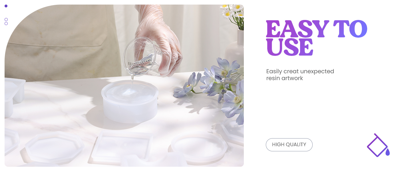 resin coaster molds