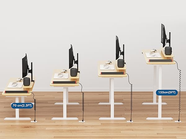 mountable power strip coiled cord