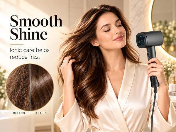 Smoother Hair with Less Frizz