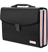 Uquelic 26 Pockets Expanding File Folder - Accordion Savor Document Organizer Folio Upgraded Dura...