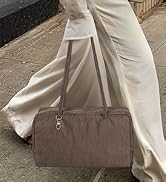 Slouchy Tote Bags Nylon Bowler Bag for Women Hobo Bags Large Shoulder Bag for Travel Work College