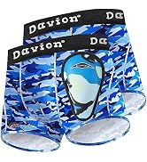 Davion Youth Boys Baseball Cup Underwear with Soft Protective Athletic Cup Compression Shorts for...