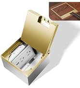 KYHSHJ Recessed Flat Hidden Socket Kit with Recessed Duplex 15A and One 5V 1.5A USB Charging Port...