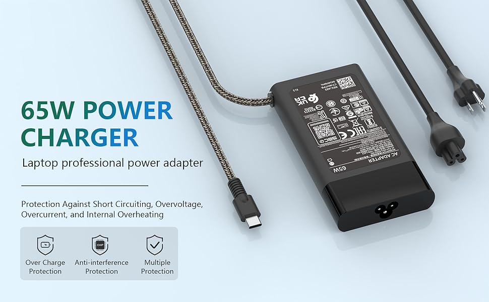 65W 20V 3.25A;65W USB Type C;TPN-LA12;TPN-LA22;TPN-AA03