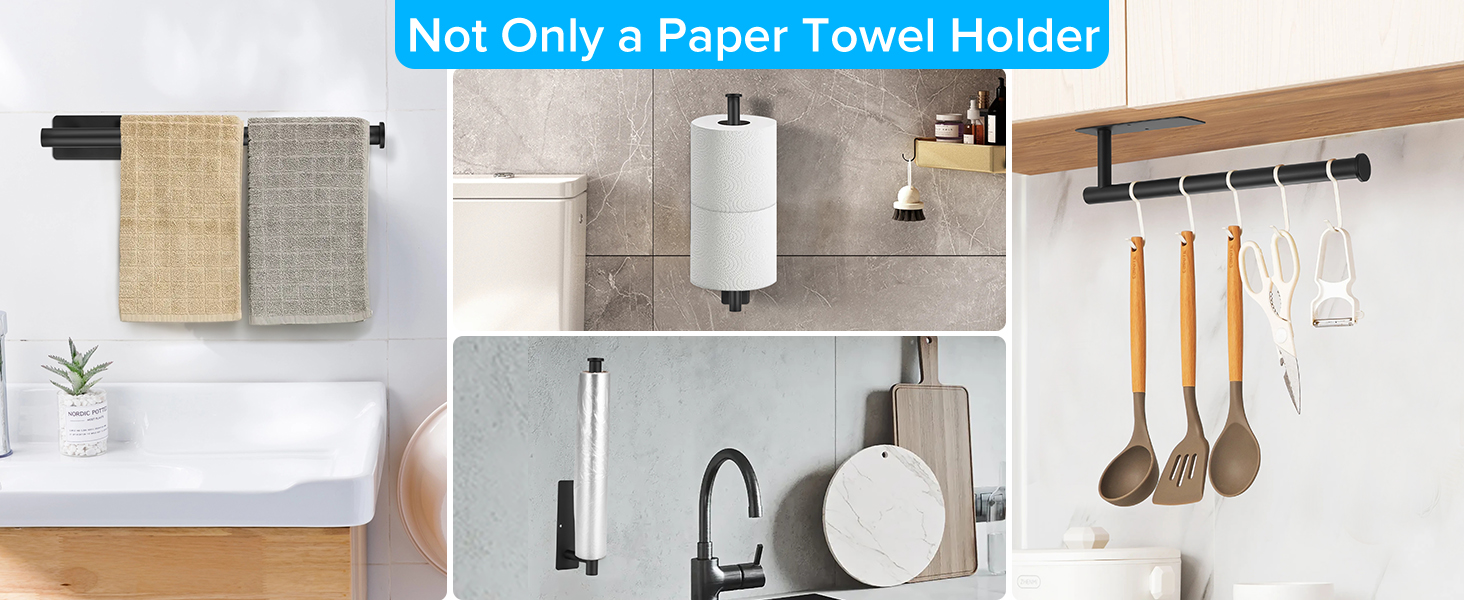 paper towel holder under cabinet, under cabinet paper towel holder, paper towel holder wall mount