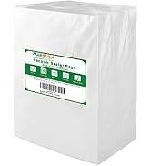 MakMeFre 100 Pint Size 4mil 6x10Inch Vacuum Sealer Bags for Food,BPA Free,Heavy Duty,Sous Vide Va...