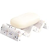 Luxspire Soap Dish for Bar Soap, Marble Shower Soap Dish, Self-draining Soap Tray, Soap Saver for...