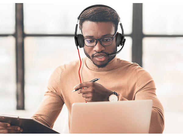 usb c clear voice binaural headset wired headphone for kids noise reduction headset with mic