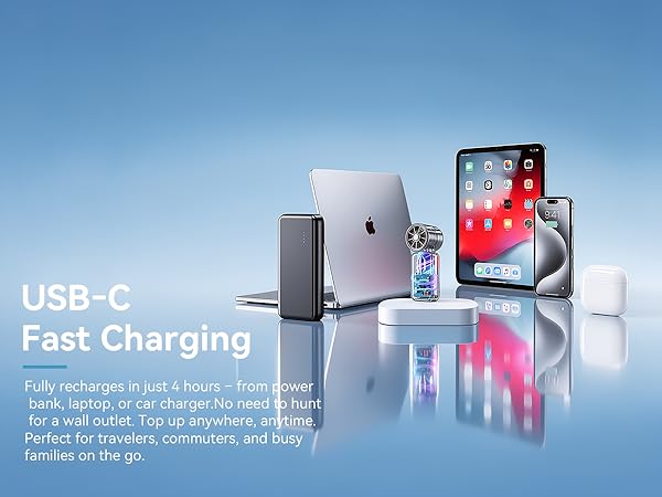 USB-C Rechargeable fan