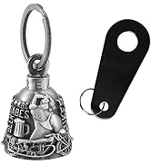 Motorcycle Bell for Bikers Women Men with Hanger, Biker Bell for Riders Riding Bell for Good Luck...