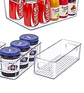 4 Large and 4 Small Stackable Storage Containers