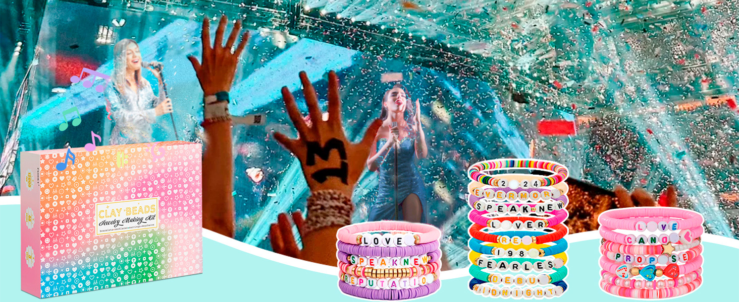 bracelet making kit concert merch