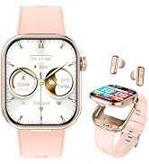 UYRGT Smart Watch with Earbuds for Women, 2'' HD (Answer/Make Calls) 2 in 1 Smartwatches and Head...