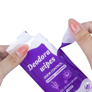 Travel Deodorant Body Shower Wipes