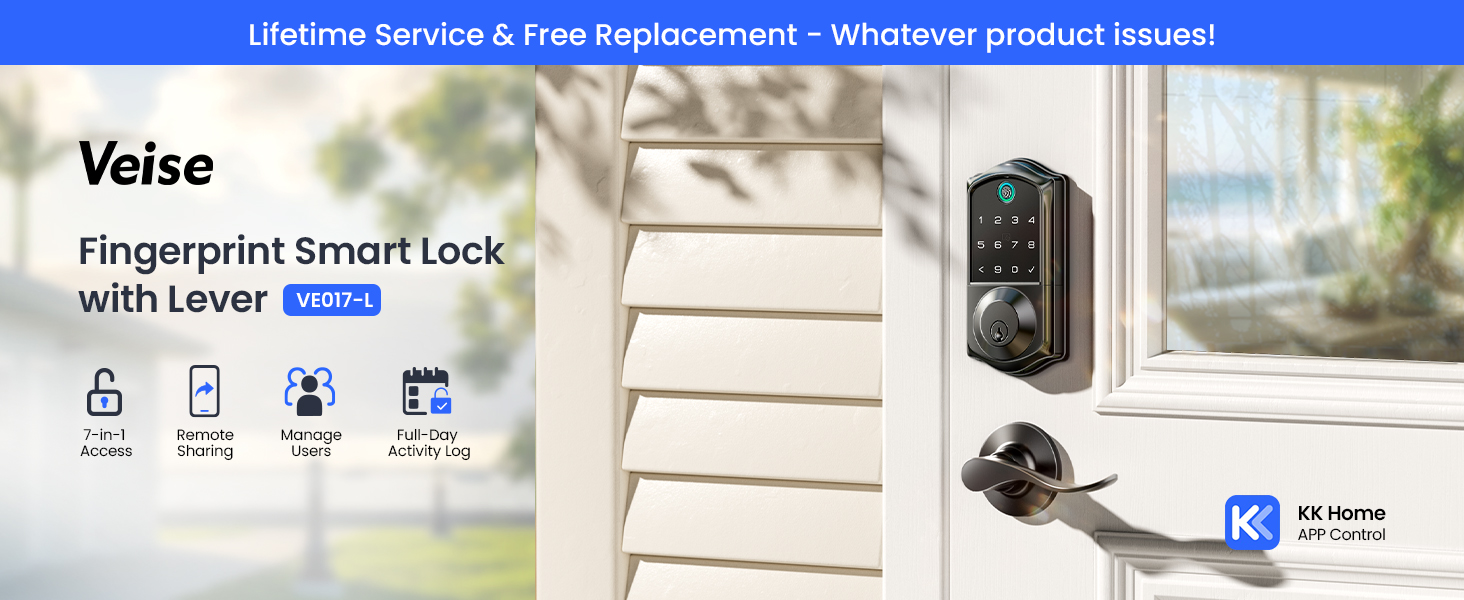 keyless entry door lock deadbolt with handle set