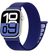 Nylon Sport Loop Band Compatible with Apple Watch Bands 38mm 40mm 41mm 42mm 44mm 45mm 46mm 49mm, ...