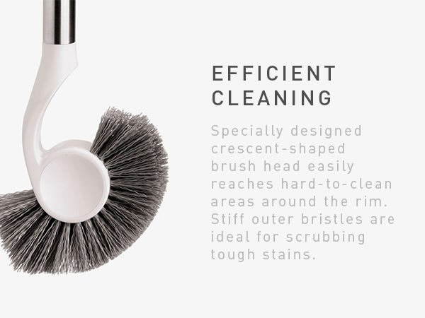 Efficient Cleaning | Stiff outer bristles ideal for scrubbing tough stains