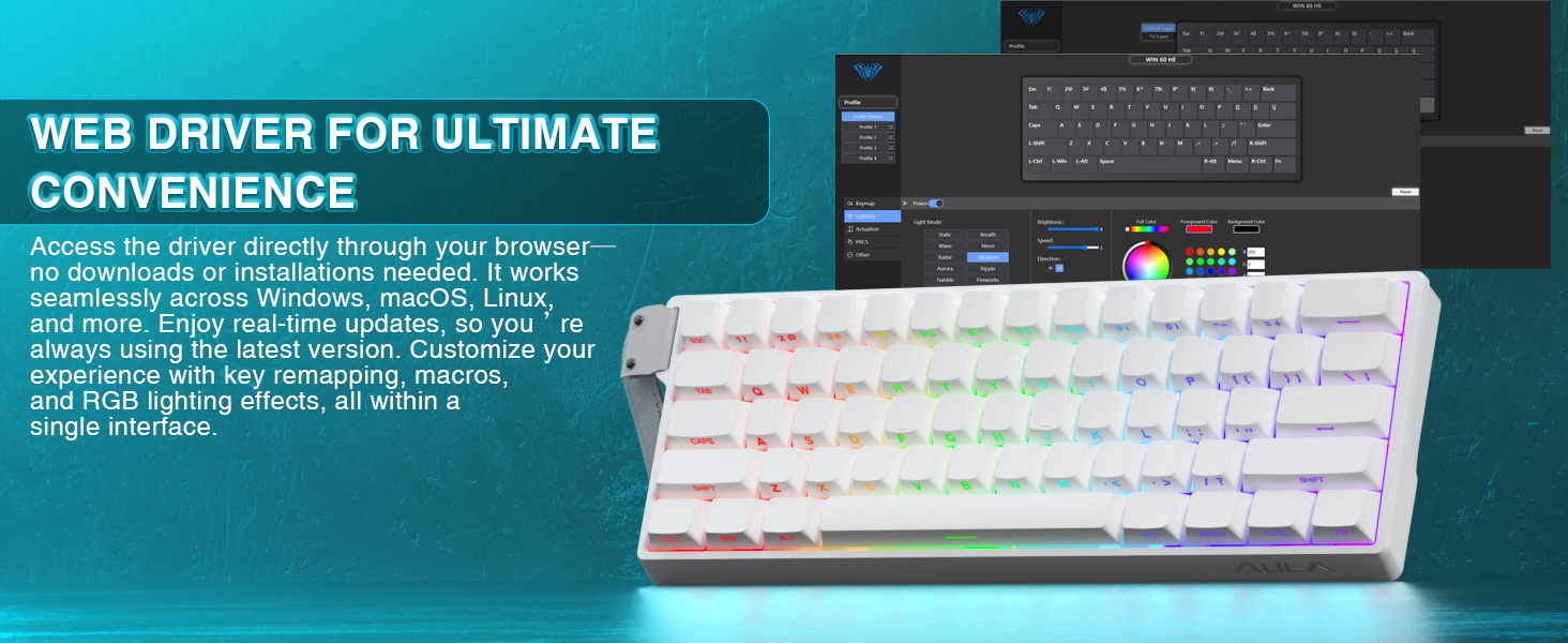 AULA keyboard Web Driver