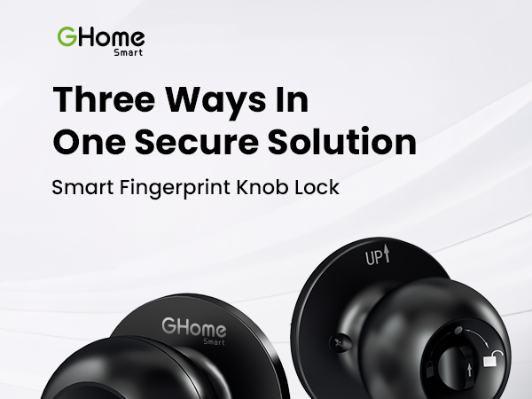 smart fingerprint door knob