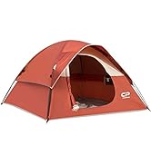 CAMPROS CP 3 Person Tent - Dome Tents for Camping, Waterproof Windproof Backpacking Tent, Easy Se...