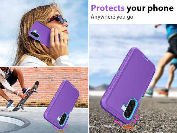 Samsung Galaxy A27 5G Phone Case, Heavy Duty Rugged & Dual-Layer Shockproof Dropproof Protection