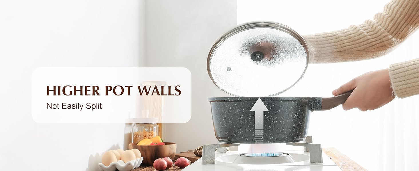 nonstick saucepan with lid
